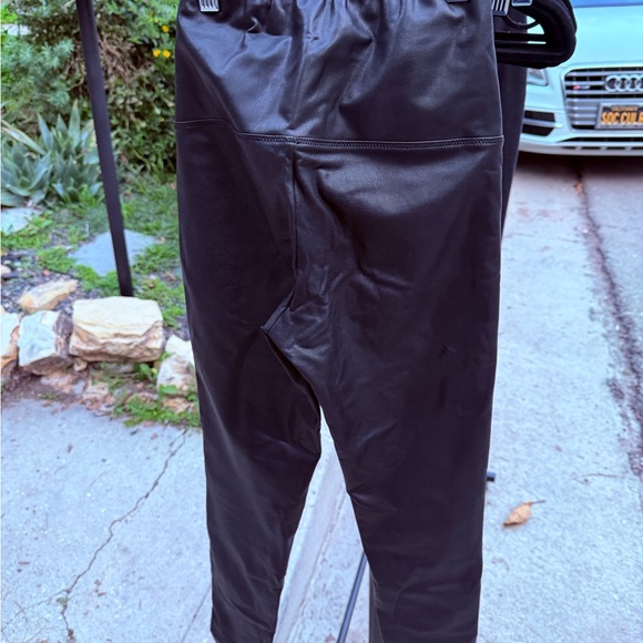 All Saints Black Faux Leather Leggings - Picture 2 of 3